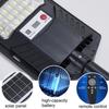 1 Pack Solar Street Light Outdoor Waterproof 6500K LED Solar Motion Sensor Light Outdoor Dusk To Dawn Flood Light Remote Control