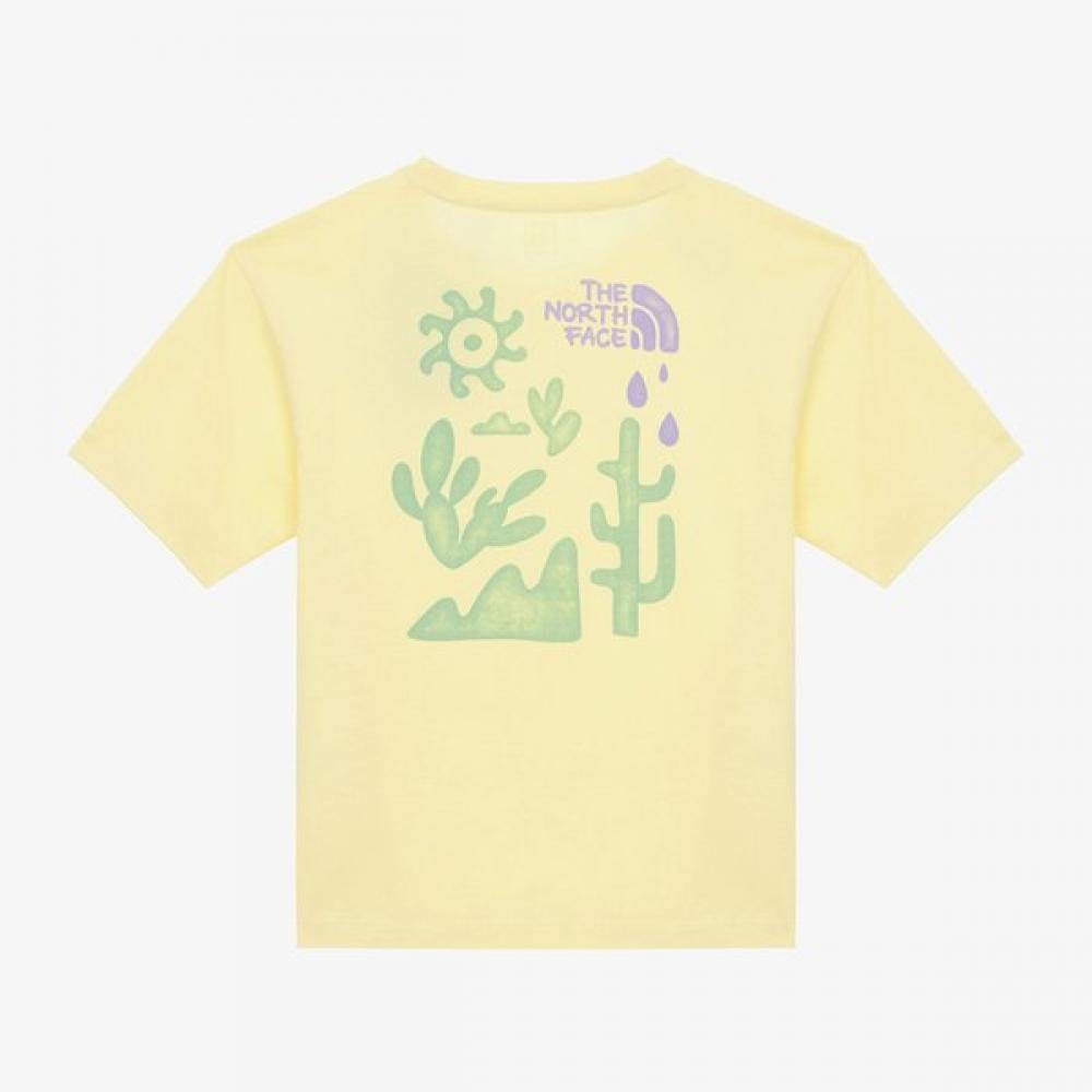 

The North Face Nt7ur05u Kids Nature Glow Short Sleeve Round Tee Light Yellow LIGHT YELLOW/160