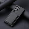 Applicable to Samsung mobile phone case S24Ultra protective case S23Fe magnetic suction Magsafe 2-in-1 card case