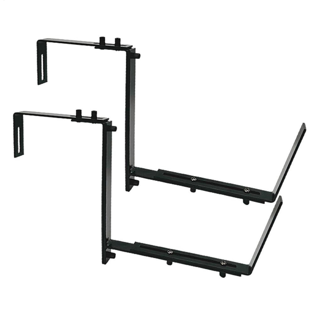 Регулируемый кронштейн для цветочного горшка Кронштейн для ящика с растениями Кронштейны для цветочных ящиков Металлический кронштейн для балконного ограждения Прочный держатель для ящика с растениями