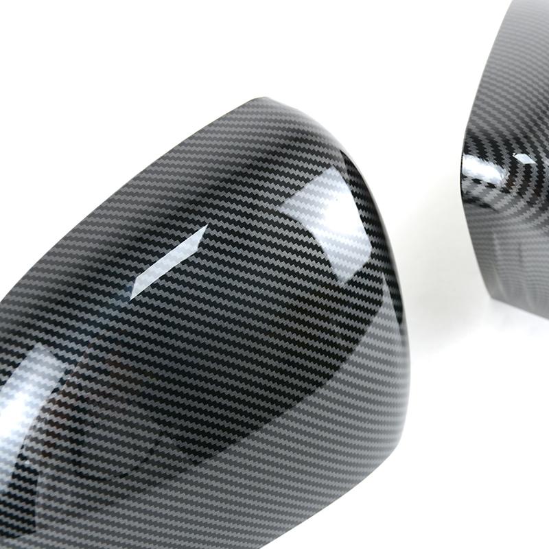 Carbon Fiber Color Door Rearview Mirror Cap Cover Sticker For Mercedes Benz A Class W177 CLA C118 - Car Accessories Trim