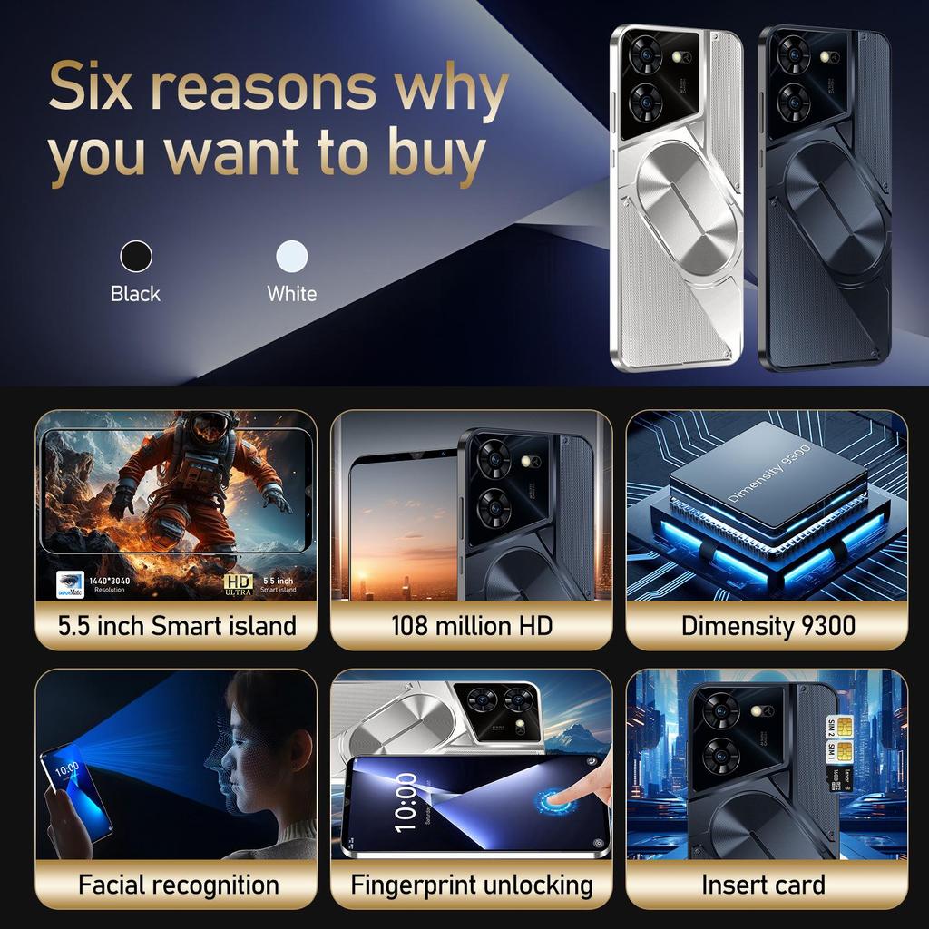 Pova5 Pro: Cross-border Smartphone 1+8G