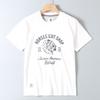 Trade Surplus American Retro Trendy Native American Style Niche Short-Sleeve T-Shirt for Men, All-Cotton, Washed and Brushed, Round Neck, Half-Sleeve