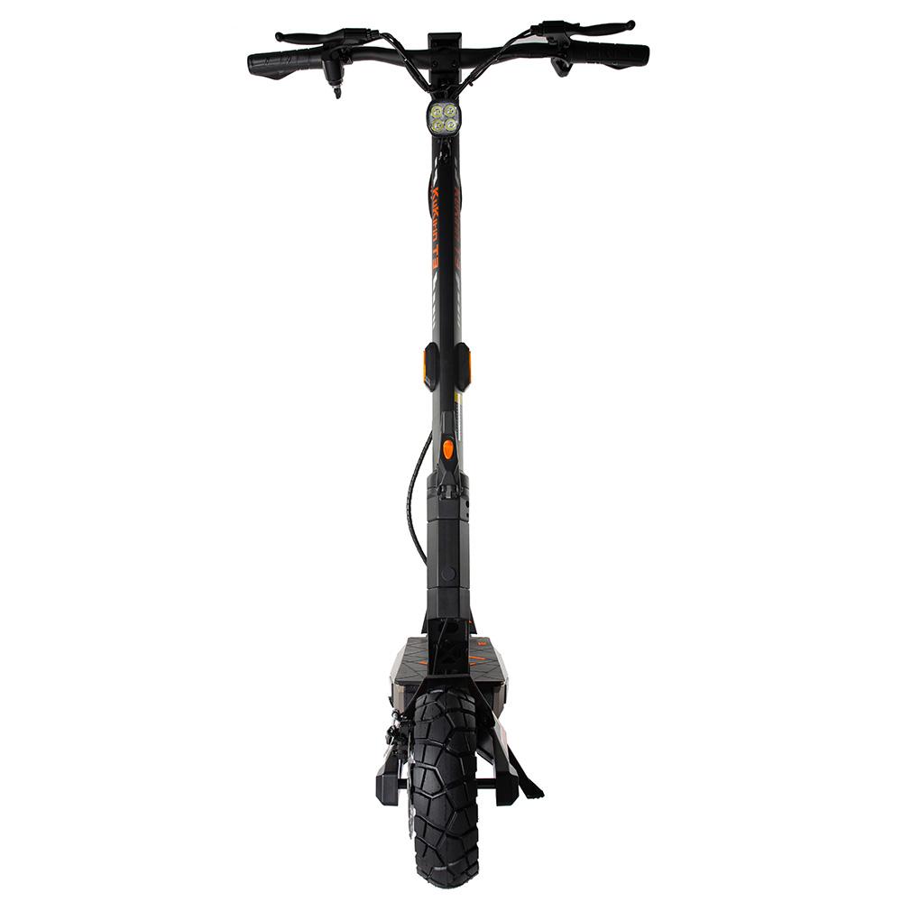 KuKirin T3 Trottinettes Électriques avec Clignotants Moteur 800W 48V 15.6Ah Pneu Plein 10 Pouces Amortisseurs à Double Ressort Avant et Arrière