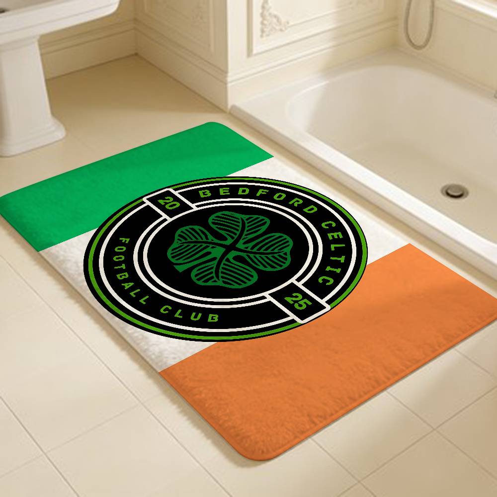 C-Celtic Fc Entrance Door Mat Nordic Style Bedroom Living Room Doormat Home Balcony Anti-Slip Modern Home Decor