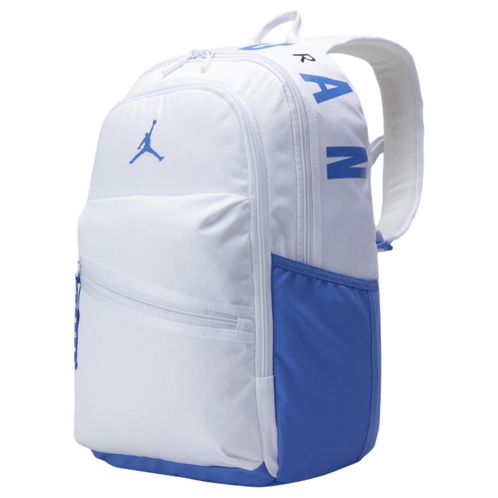 Jordan Polyester AJ Backpack Commute Bag Backpack Large Size Unisex Blue White Multicolor Jordan JD2443001AD-003