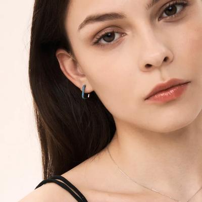 [West Island] Square One-Touch Earrings (Select 1 of 3)_WI509