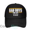 Bad Boys For Life Motto Fashion Mesh Baseball Cap Breathable Casual  Hats Outdoor For Unisexs And Womens