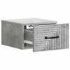 Wall Mounted Nightstand 2 pcs Concrete Grey 34.5 x 33 x 20 cm