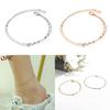 High-end Titanium Steel Anklet With Unique Design Korean-inspired Fashionable Foot Chain