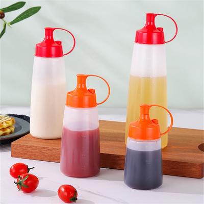 Bouteilles d'huile à condiments à presser, bouchons d'étanchéité, bocaux d'assaisonnement, bouteilles de sauce à salade, ketchup, distributeur de moutarde, fournitures de cuisine