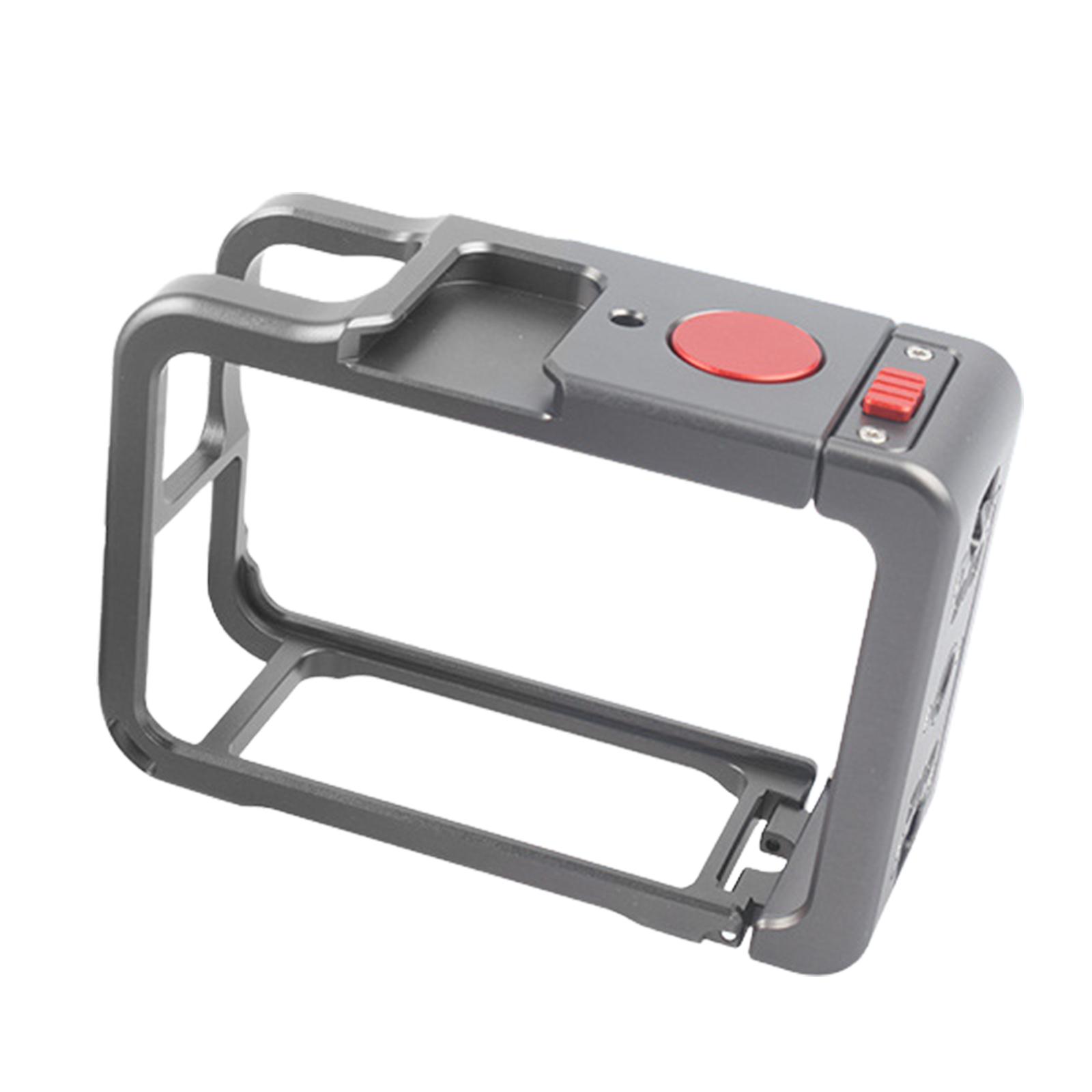 For DJI OSMO ACTION6 Camera Protective Rabbit Cage Anti-Fall Aluminum Frame Cage Camera Housing Case Frame Camera Accessory серый