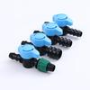 10pcs 16mm in-Line Ball Valve Drip Irrigation Plastic Water Valve Barbed Ball Valve Water,Oil,Gas for 1/2 and 5/8 Inch Tubing