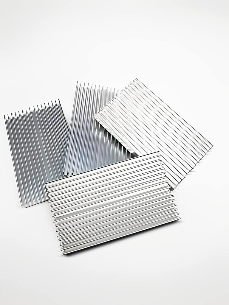 Large Heatsink [High Cost Performance] 100 X 60 X 10mm Cooling Aluminum 8-Piece Set with Thin Fins Heat Dissipation Plate Fan Sink TOKUGAWAMIKA
