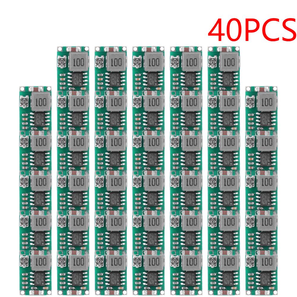 20/30/40/50pcs Mini360 RC Airplane Module Mini 360 DC Buck Converter 2A Step Down Module 4.75V-23V to 1V-17V 17x11x4mm LM2596