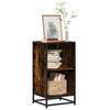 VidaXL Bookcase Smoked Oak 40x35x76 Cm Engineered Wood, Bookcase, Room Divider, Divider, Cabinet of 849096