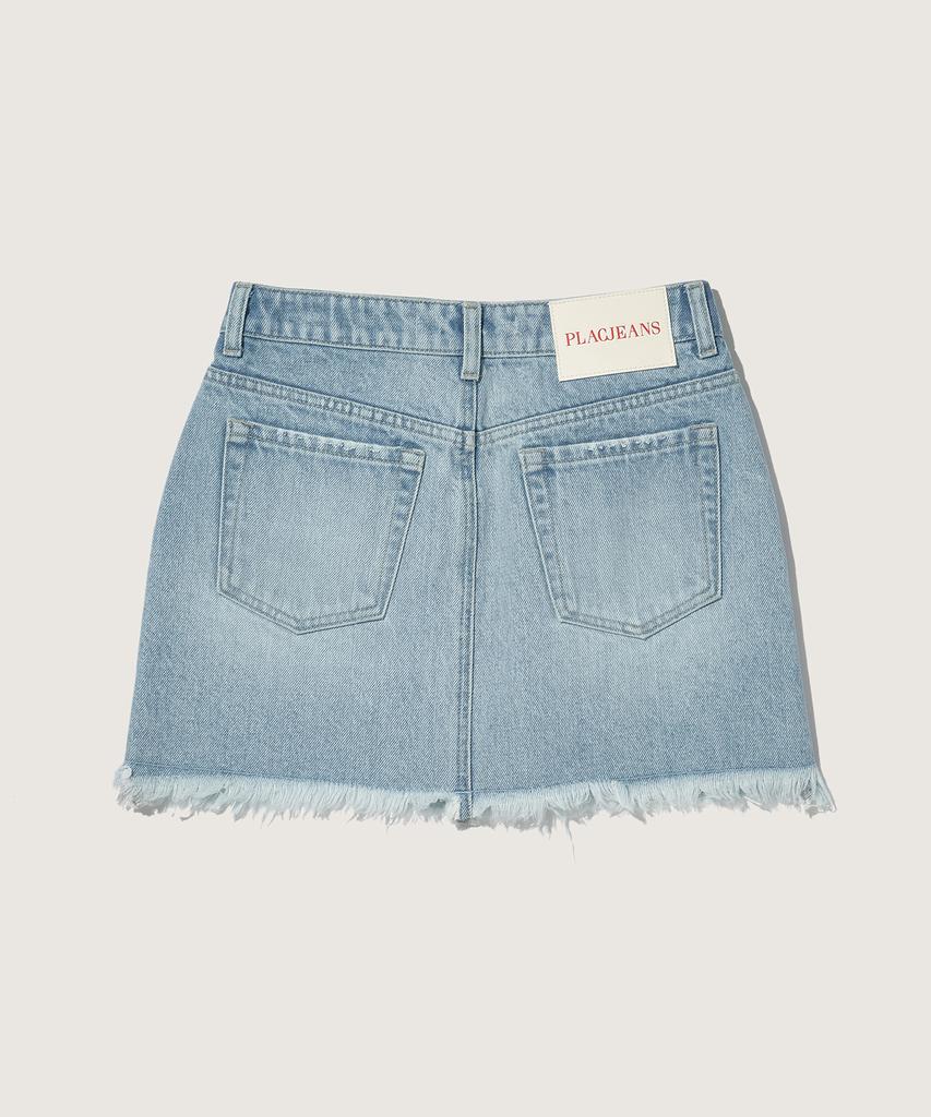 Plack Woman Skirt M40 Light Blue