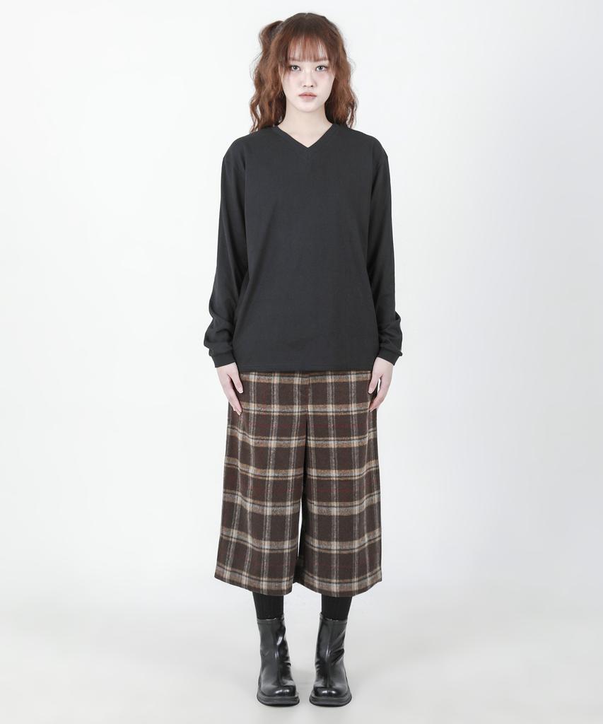 KATHARSIS Belted Bermuda Shorts Brown Check One Size