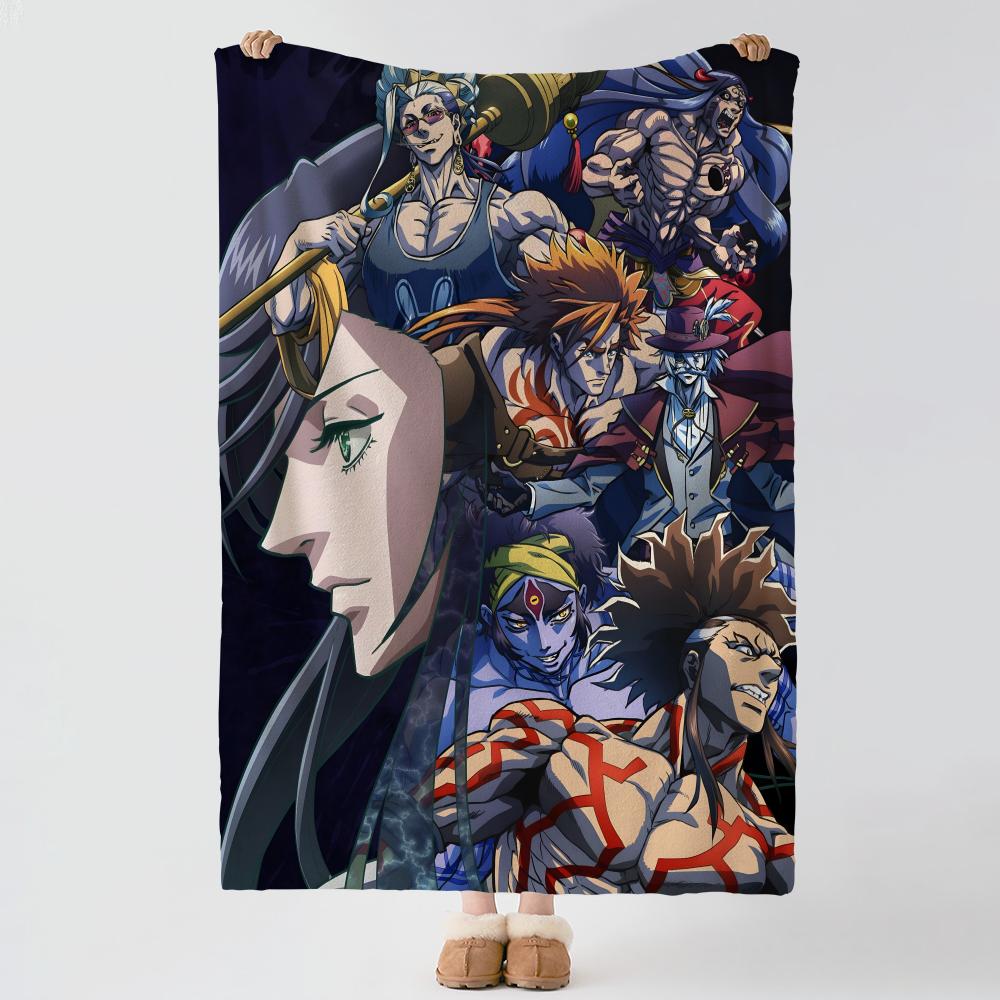 anime R-Record of Ragnarok-k Throw Thick Comfort Flannel Quilt, Multi-scene Use Indoor Outdoor Daily Nap