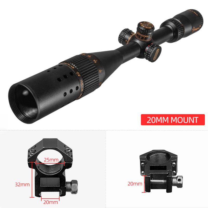 NSIRIUS 4-14X44 AOE Taktik Kapsam Optik Görüş Kırmızı Yeşil Işıklı Artı Avcılık Avcılık Sight