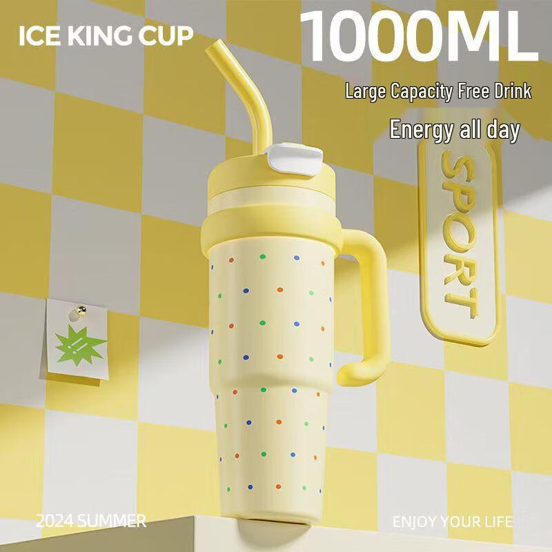 MRSIKEY 316 Stainless Steel Dual-Use Insulated Tumbler with Straw