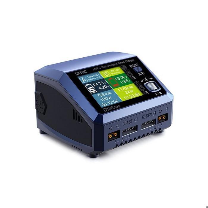 RC Şarj Cihazı - SKYRC - D100neo - AC 100W - DC 2x100W - 1000mA Dengeleme