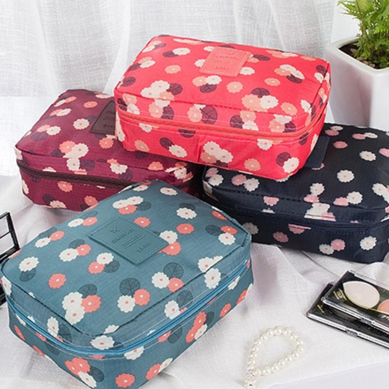 Large Cosmetic Bag Women Zipper Makeup Bag Female Travel Storage Pouch Outdoor Toiletries Organizer