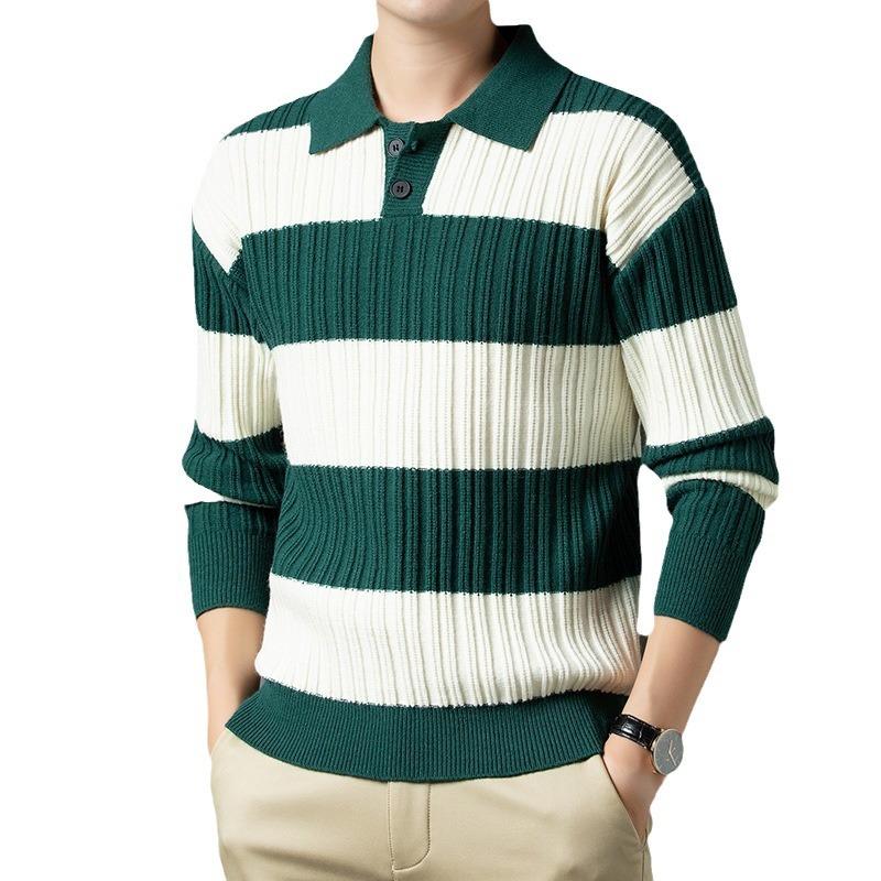 Средний и зеленый мужской воротник-поло — фото 6