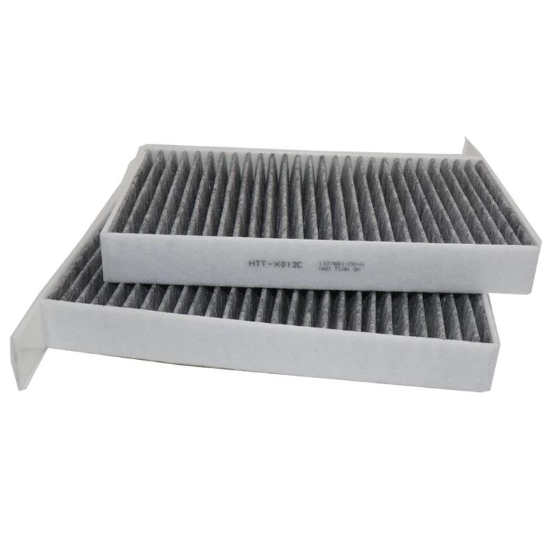2PCS Cabin Air Filter For Tesla Model 3 Y ModelY 1107681-00-A 110768100A AC Interior Car Accessories Auto Replacement Parts