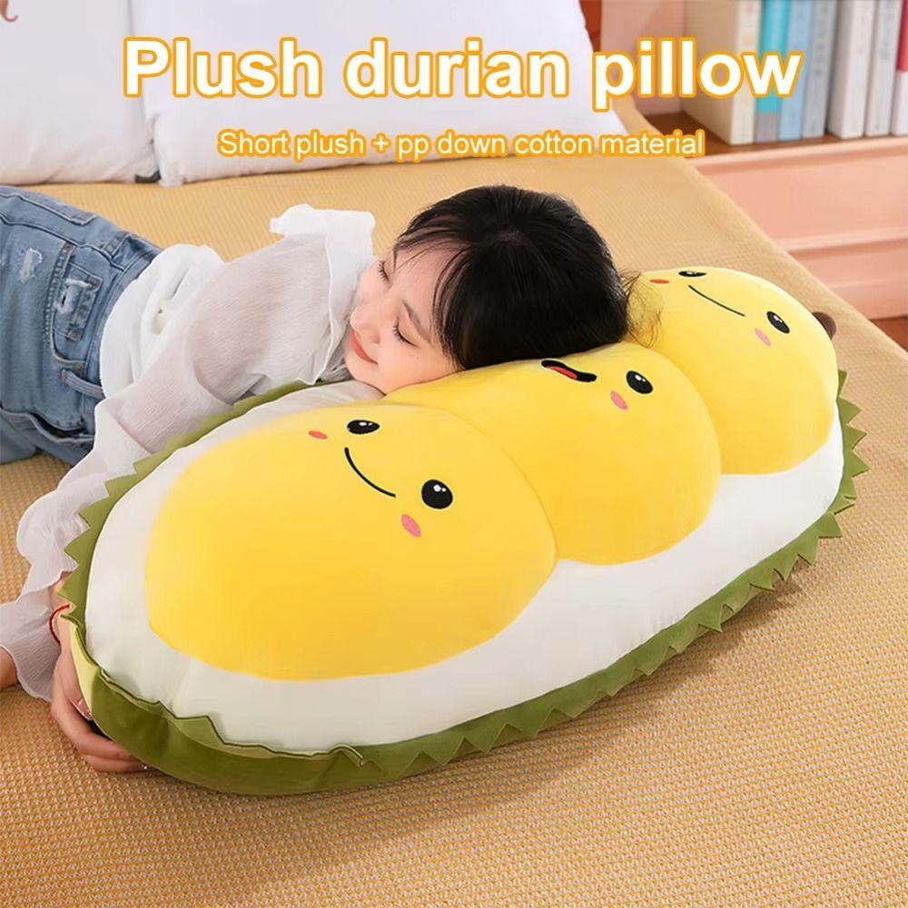 Collection Durian Hugging Pillow Fluffy Durian Plush Toy  Festival Party Decor