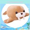 Soft Plush Stuffed Animal Walrus Pillow For Bedroom Or Office Decor