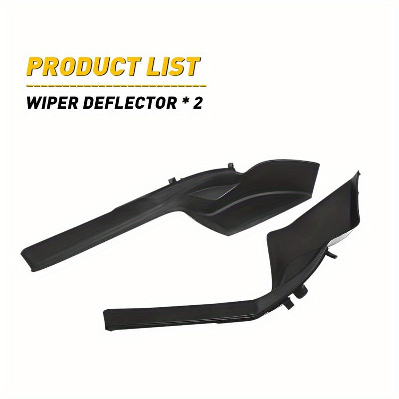 Front Windshield Wiper Side Cowl Extension Cover Trim for Toyota RAV4 - Replace 53867-0R070 53866-0R070 Pair