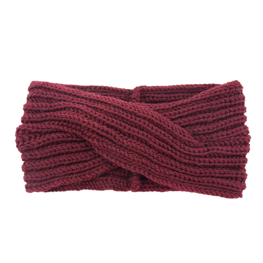 Neues Winter-Kabelstrick-Stirnband für Damen und Mädchen, elastischer Strick-Haarhalter, Haarband, Kopfbedeckung, Haaraccessoires