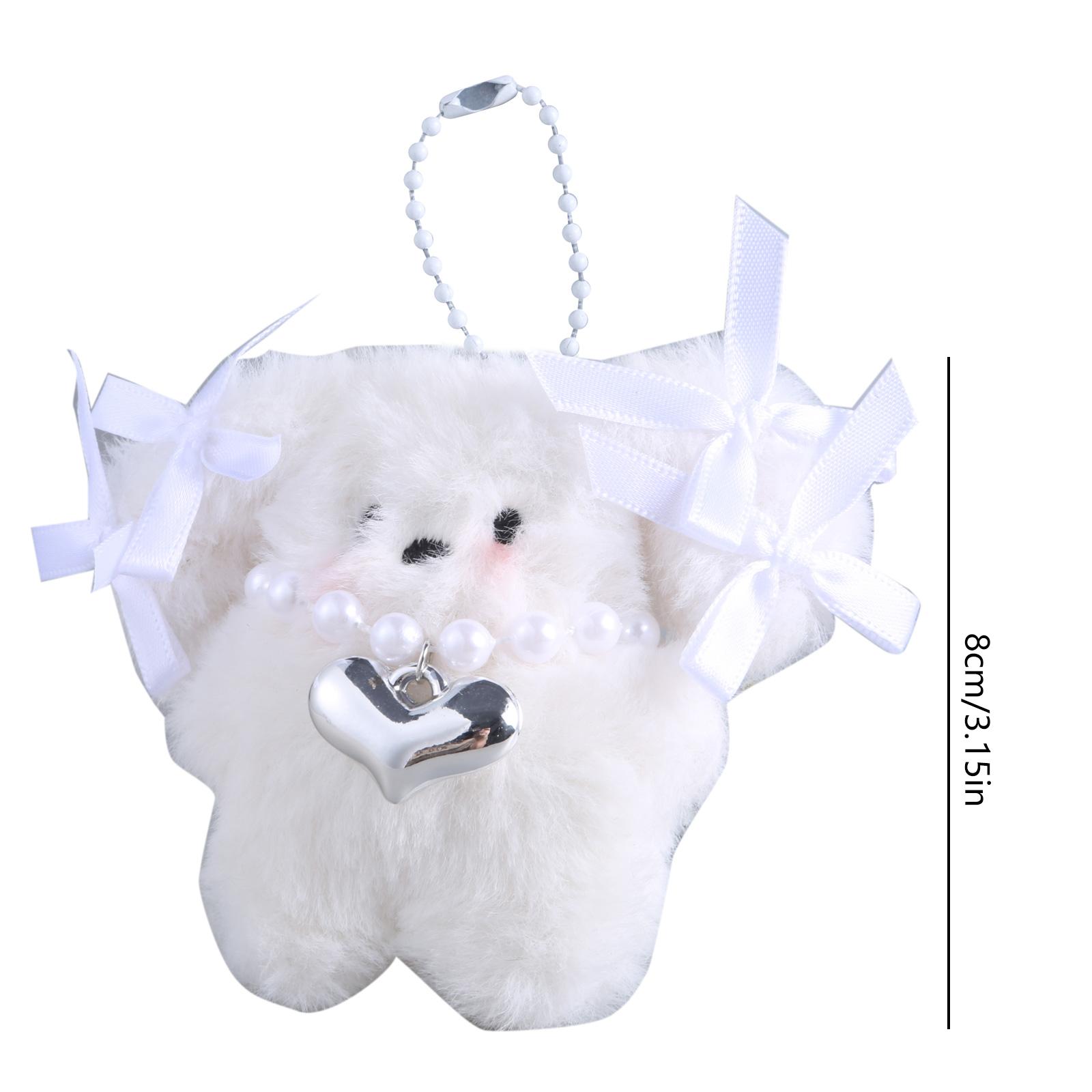 Милый брелок-подвеска в виде собаки-бантика — фото 4