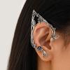 Popular Gold Color Elf Flower Leaf Ear Clip Women Cute Jewelry Accessories Fairy Clip Earrings Wedding Girls Jewelry Gifts