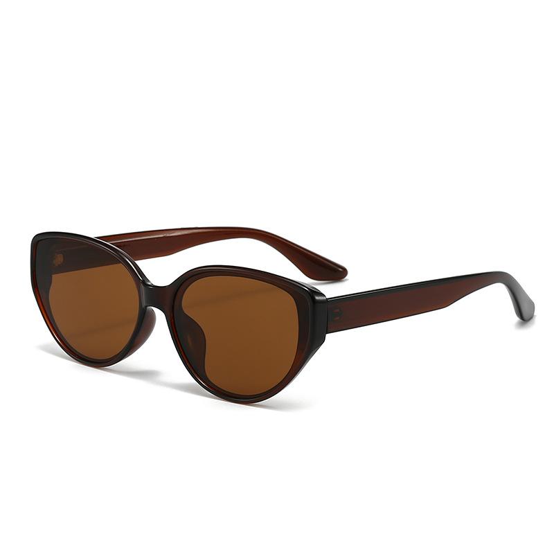 New trendy anti-blue flat glasses fashion pose glasses frame cat eye glasses frame fresh plain flat glasses