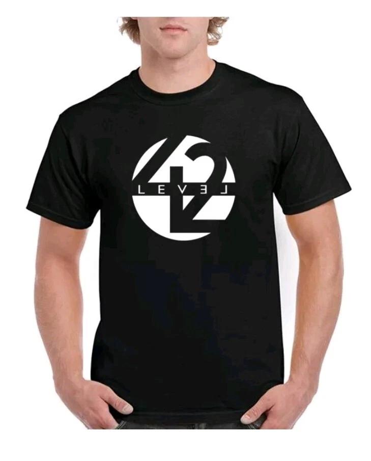 MENS ..LEVEL 42...MARK KING..LESSONS IN LOVE...Music Gift Idea T-shirt.Size 4XL S