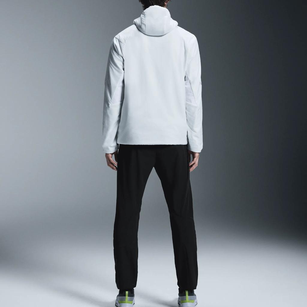 On Trek Outdoor Warm Hooded Jacket Men Jacket White 1ME30170069