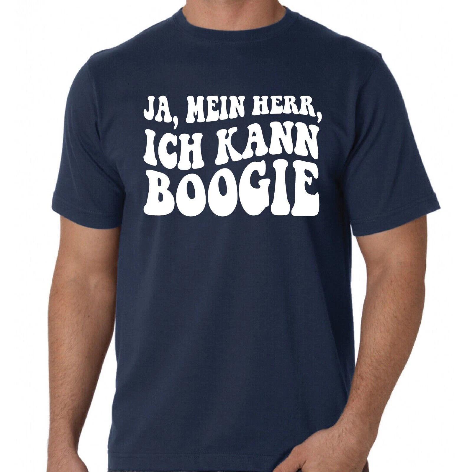 ICH KANN BOOGIE - FUNNY SLOGAN Mens T-Shirt L