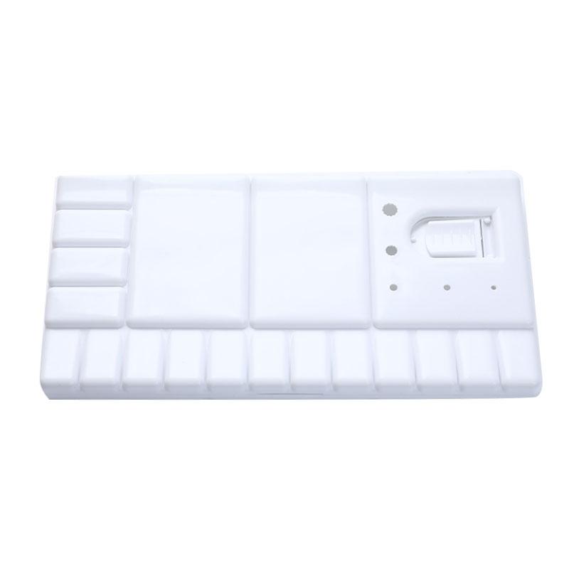 Watercolor Palette Folding Paint Tray Plastic Painting Pallet With 33 Compartmen