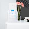 4 Pcs Acrylic Brochure Holder Display Stand Clear Plastic Note Holder Trifold Leaflets Pamphlet Flyer Desk Accessories Ganizer