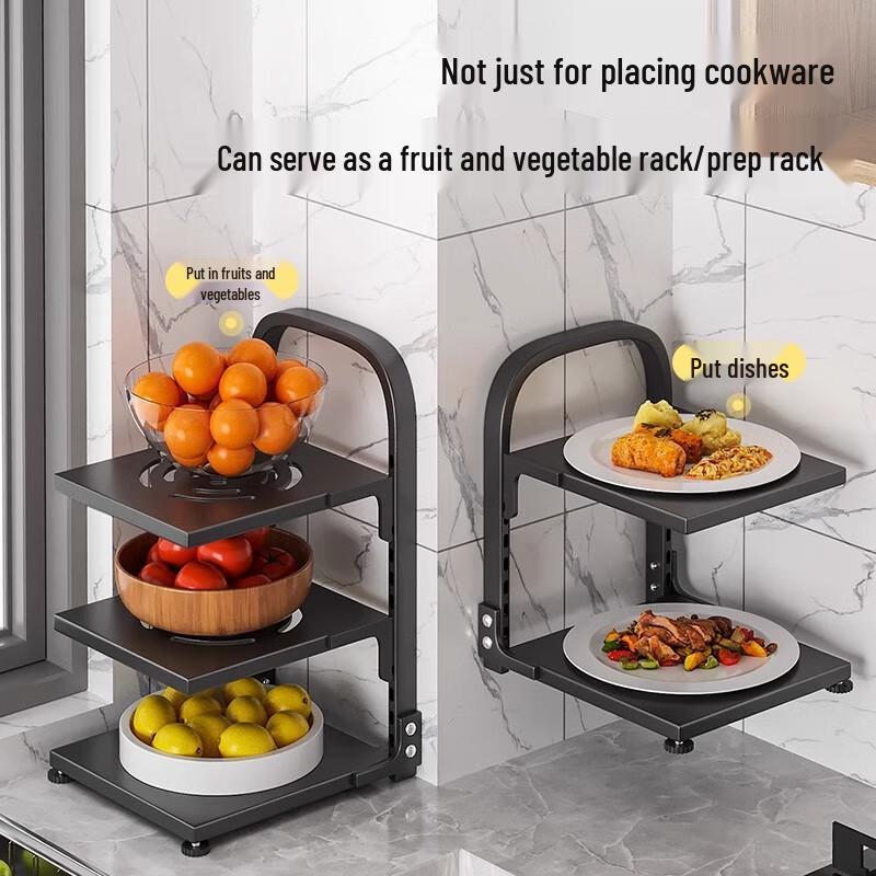 Kitchen Multi-layer Pot and Pan Storage Rack