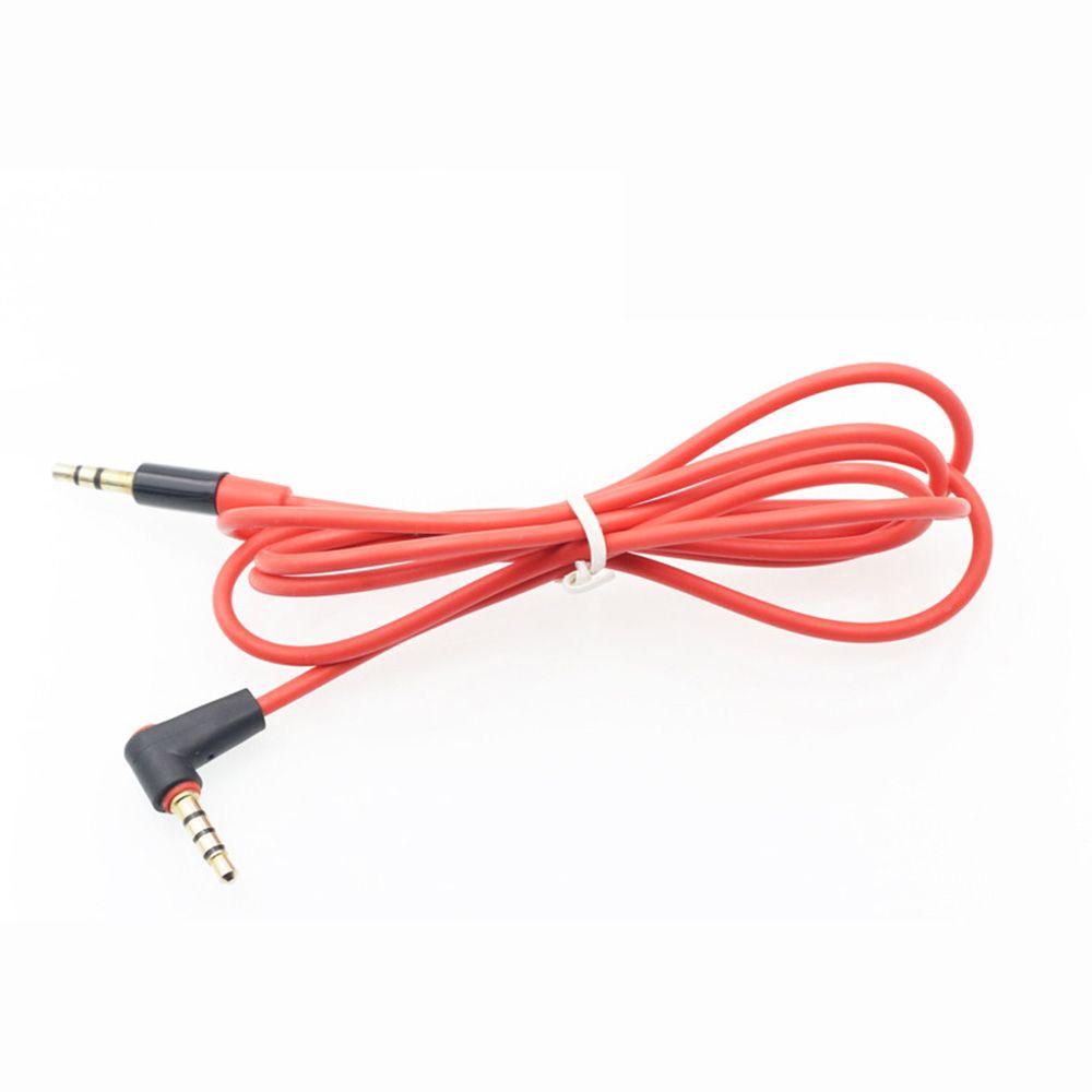 Speaker 90 Degree Angle Head Male To Male AUX Cord Replacement Audio Cable Extension Line Connector