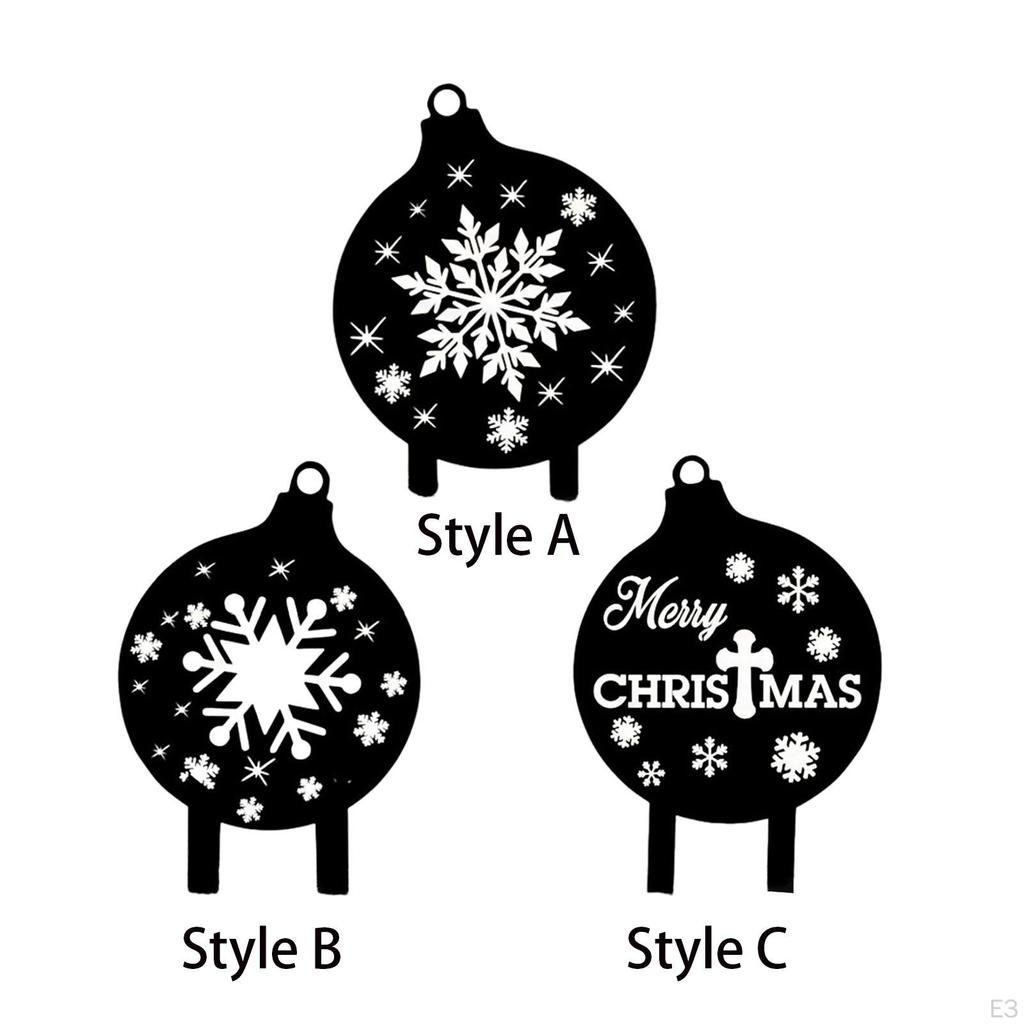 Christmas Garden Signs, Hollow Stake Decoration, Lawn Sign, Sign for Wedding,