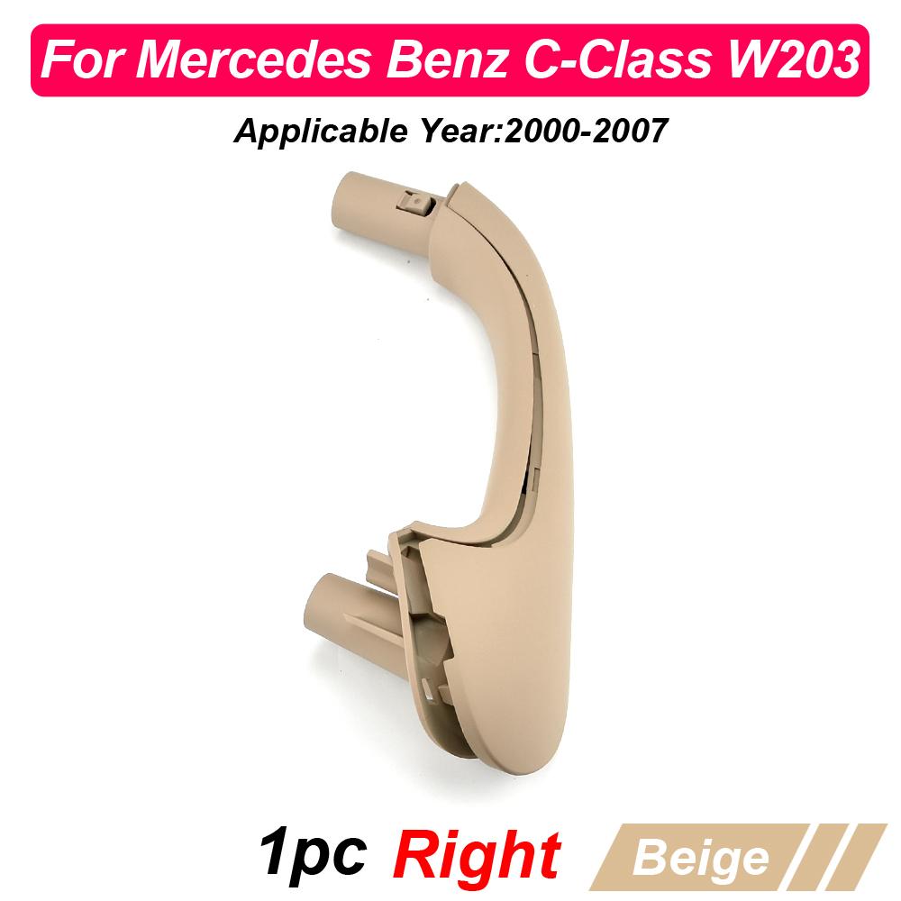 For Mercedes Benz C-Class W203 Inner Door Pull Handle Cover Interior Accessories Handles Front Rear Black Beige Grey 2038101551