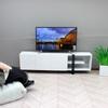 1pcs1:12 Simulation Mini Simulation TV Widget Mini TV With Base Model Living Room Tabletop Decoration Gift Crafts