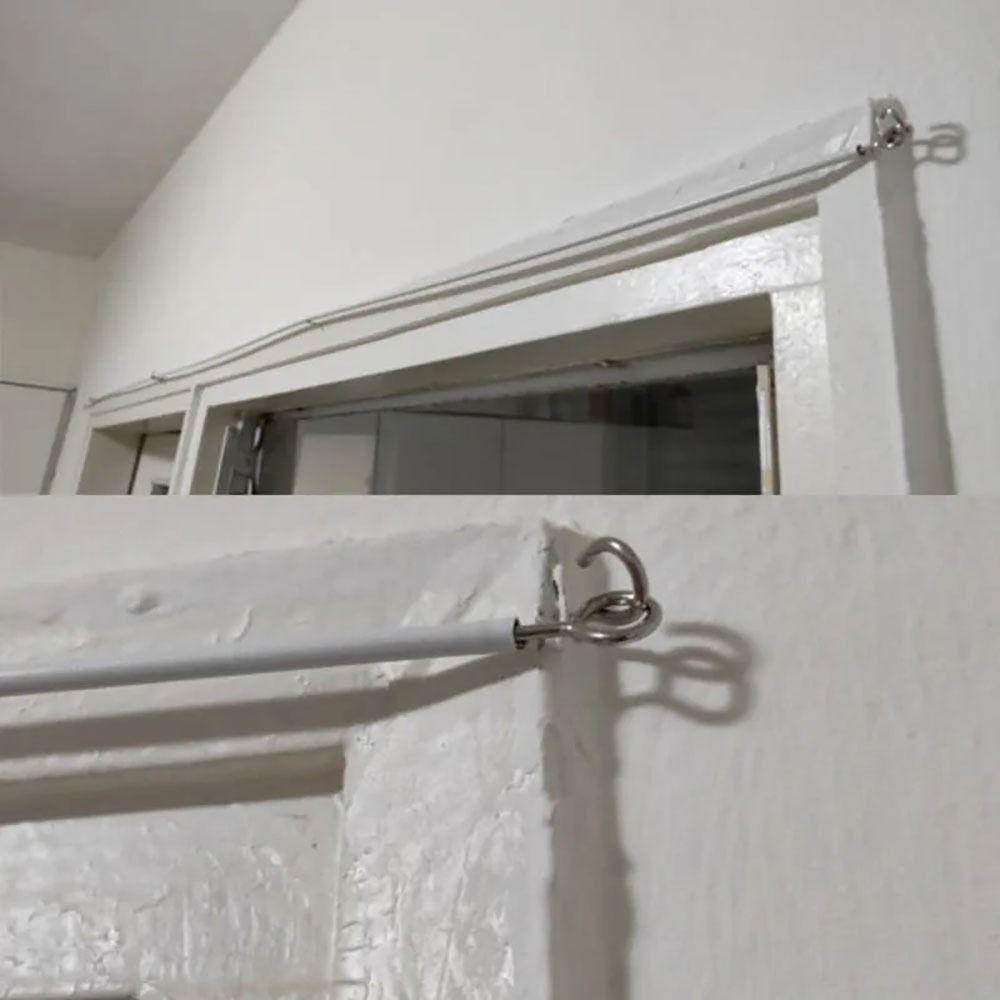 1Set PVC Steel Curtain Spring Rope 2/3/4/5 Meters Wall Hanging Line Durable Curtain Track Wire