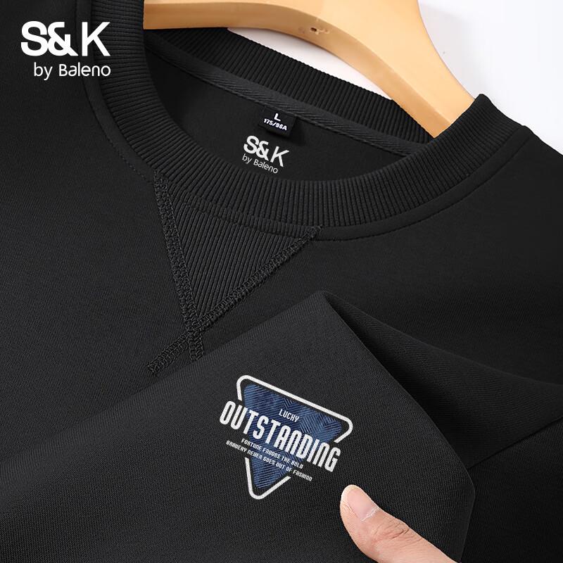 Baleno Herren S&K Serie Locker Geschnittenes Langarm Freizeit-Sweatshirt