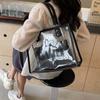 Stylish Transparent Jelly Tote Bag For Women Spacious And Trendy Summer Design