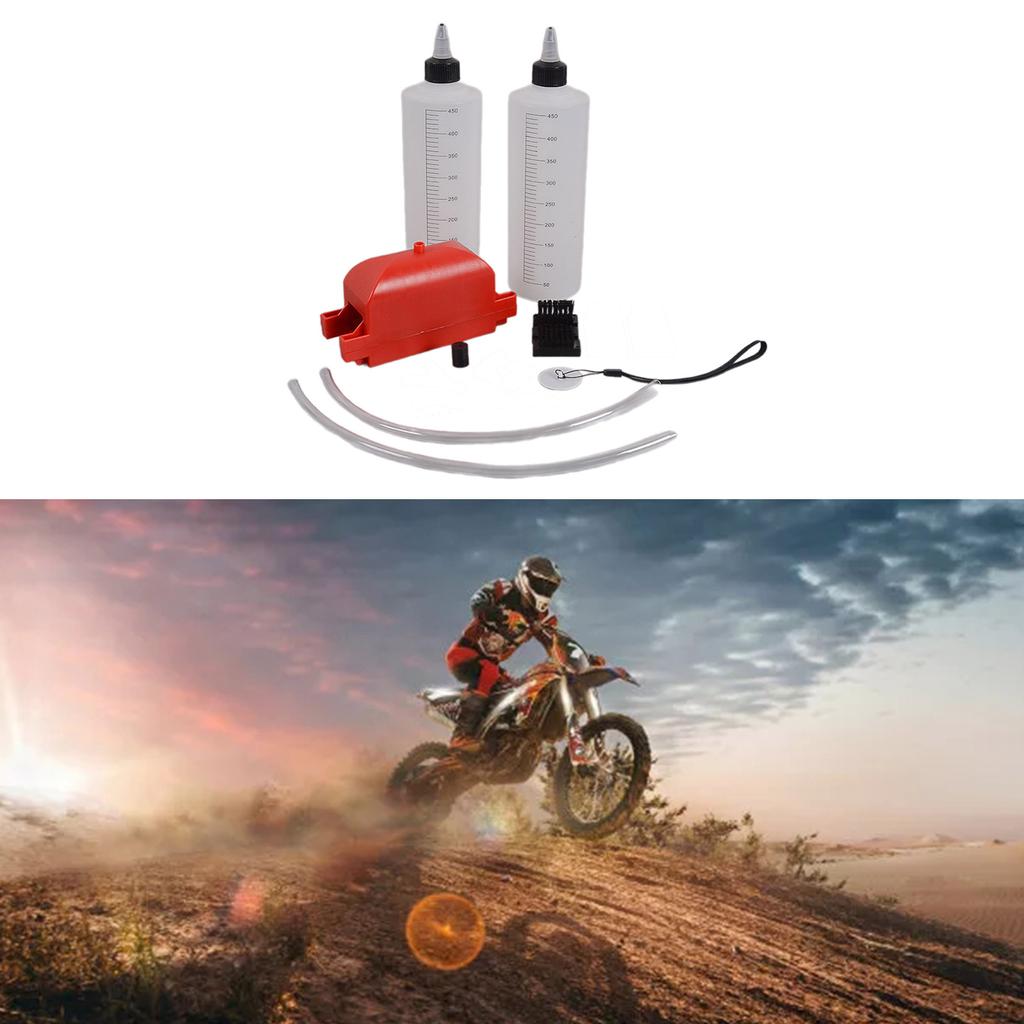 Dirty Chain Machine Motorcycle Bicycles Chain Cleaning Device for Deep and Effective Clean Chain Washing Set